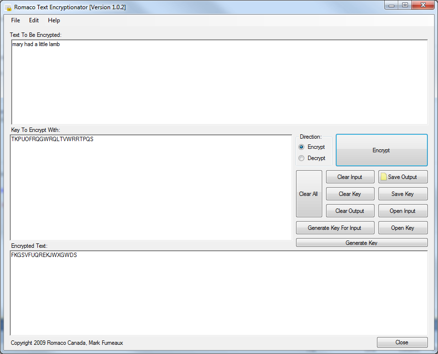 Text Encryptionator